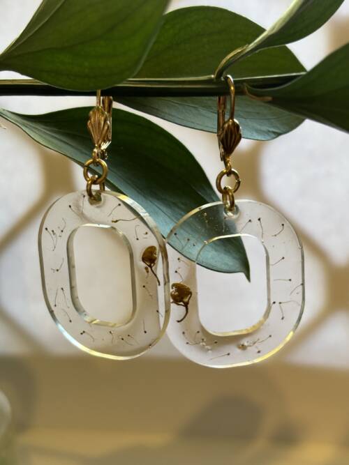 Earrings for Wine lovers, Resin Earrings - Model 2