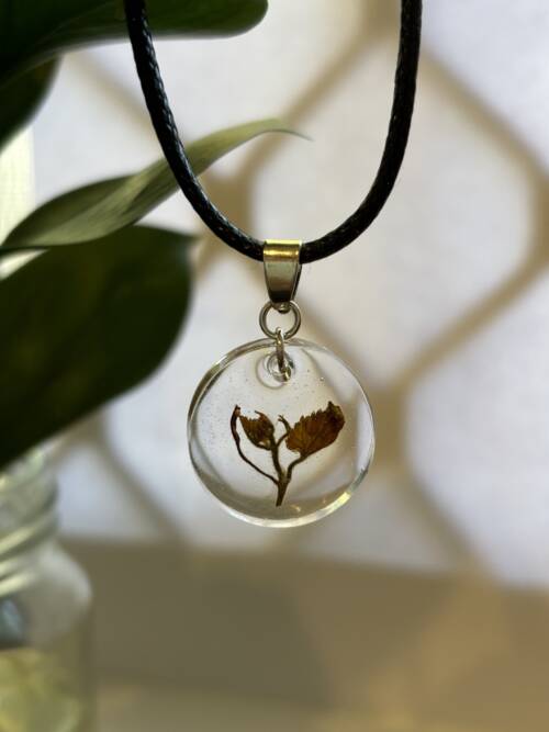 Necklace for Wine lovers, Resin Necklace - Model 8