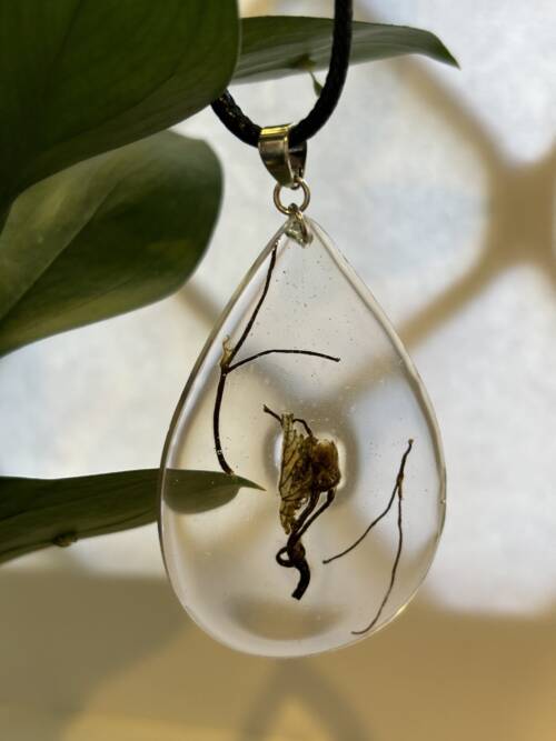 Necklace for Wine lovers, Resin Necklace - Model 17