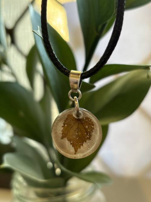 Necklace for Wine lovers, Resin Necklace - Model 16